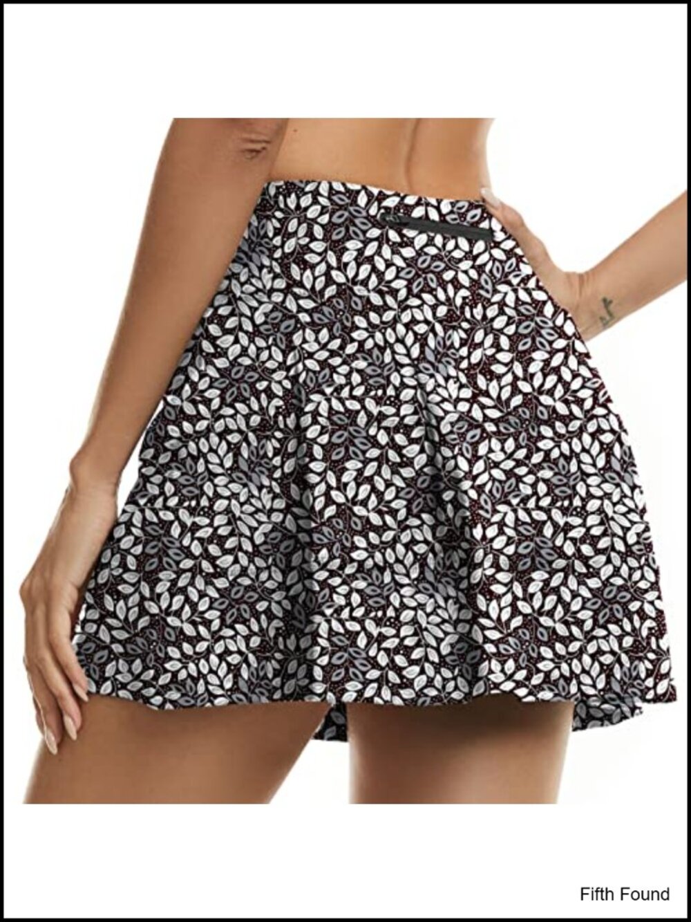 Pleated Tennis Skort with Inner Shorts and Pockets